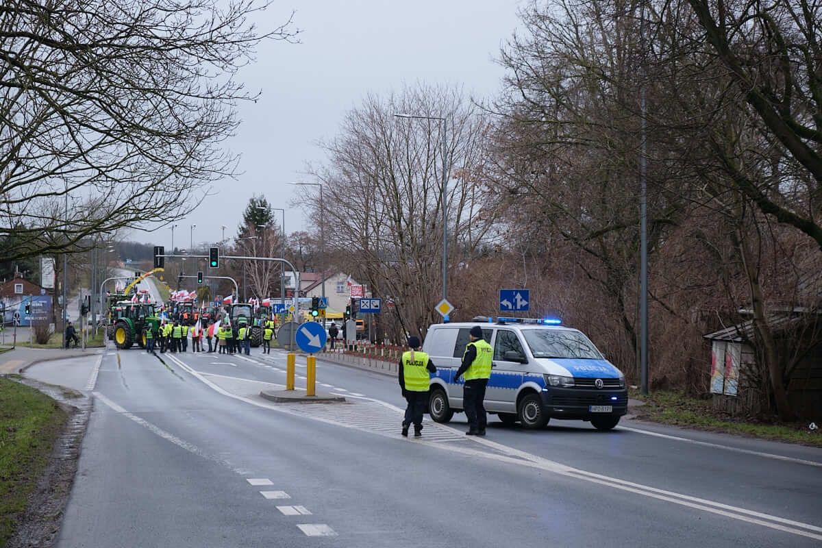 Protest rolników w Konopnicy