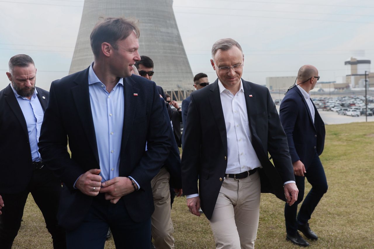 Marcin Mastalerek i Andrzej Duda