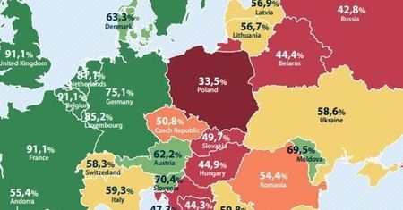 Polska na czerwono. Ta mapa mówi wszystko. Druzgocący raport