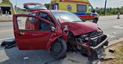 Lublin: Citroen uderzył w słup, dwaj pasażerowie trafili do szpitala
