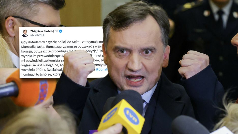 Zbigniew Ziobro opublikował wpis