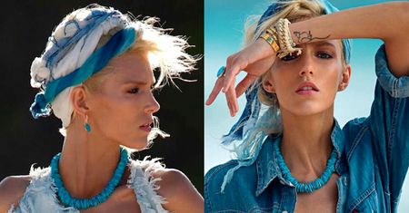 Anja Rubik TOPLESS w jeansie!