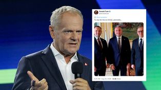 "Nie ma się co śmiać". Tusk wbija szpilkę Nawrockiemu i Dudzie