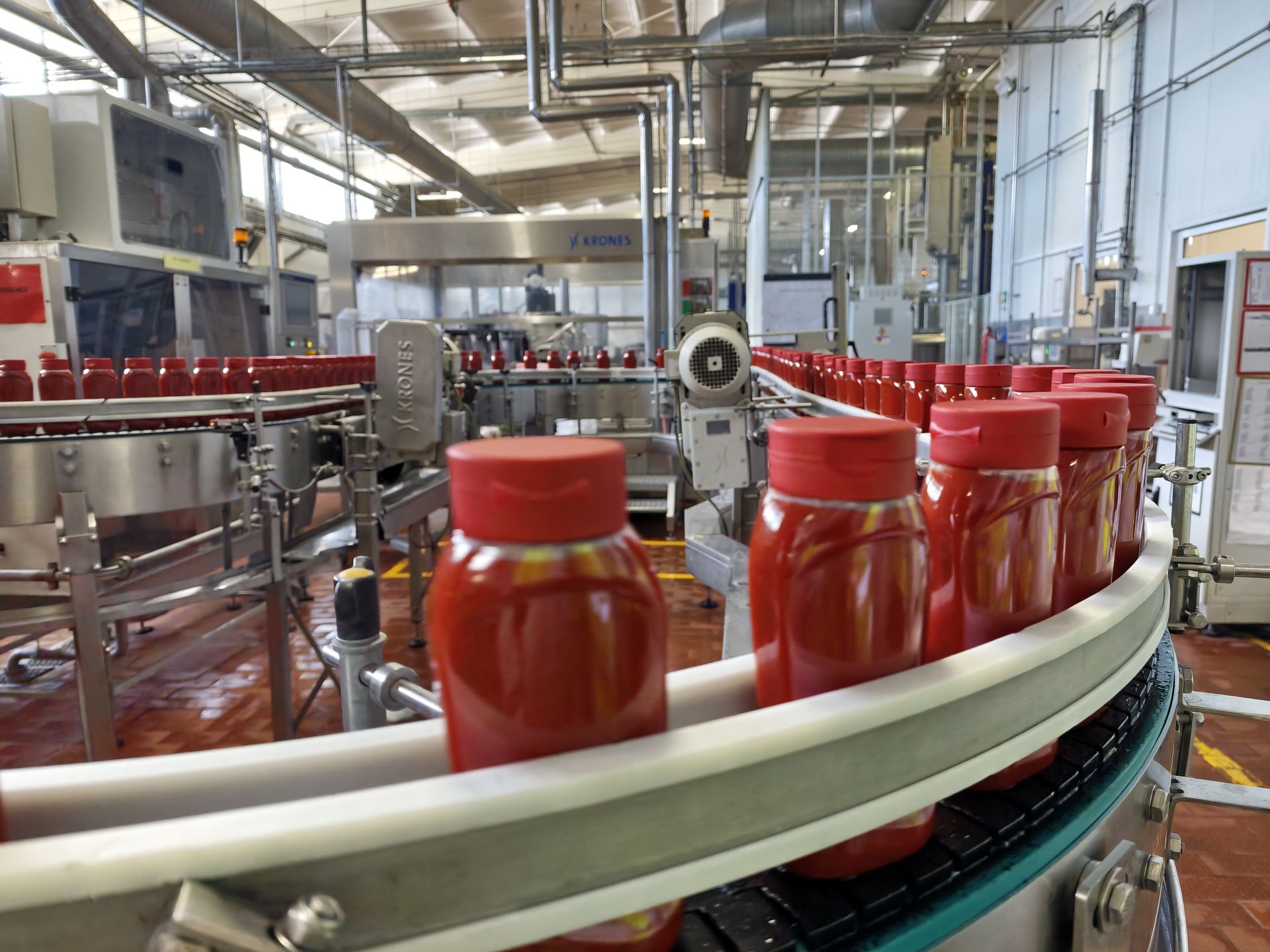 Linia produkcyjna ketchupu