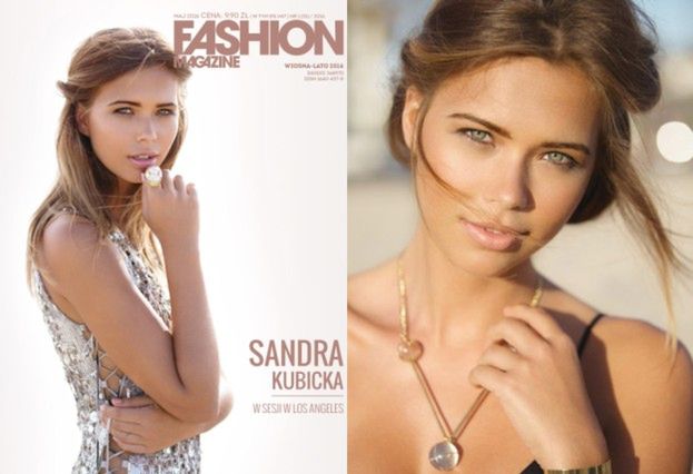 Sandra Kubicka na okładce "Fashion Magazine"!