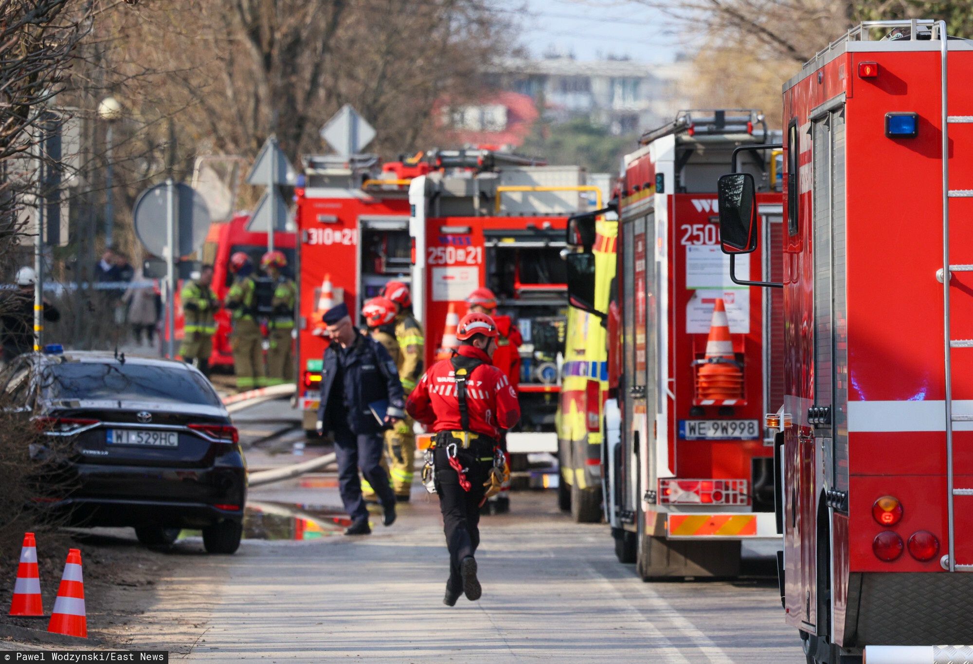 Pożar na Białołęce