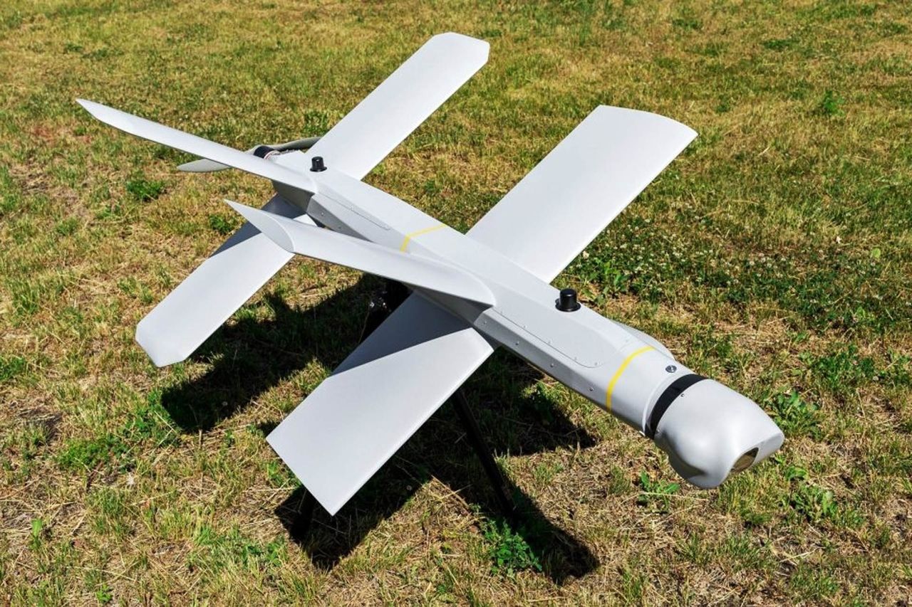 Dron Lancet-3 - przed tym dronem mają chronić ukraińskie bezzałogowce myśliwskie