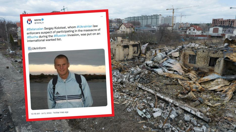 Masakra w Buczy. Poszukiwany Białorusin