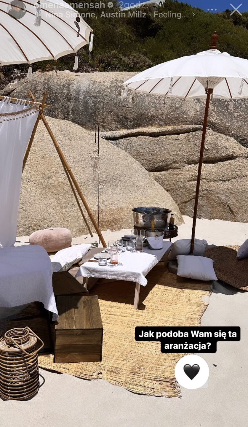 Rajskie wakacje Omeny Mensah i Rafała Brzoski