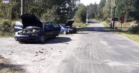 Lubelskie. Wypadek drogowy w miejscowości Białka. Dwójka dzieci trafiła do szpitala