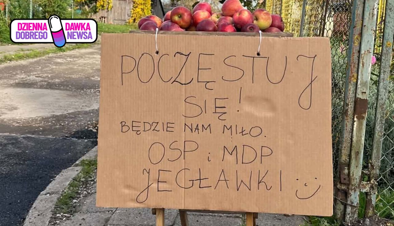 Rozstawili przed OSP. Tylko kilka słów. "Mały, ale jakże piękny gest"