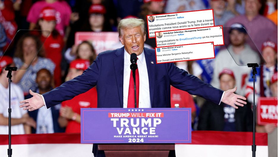 Donald Trump wygrywa. Płyną gratulacje