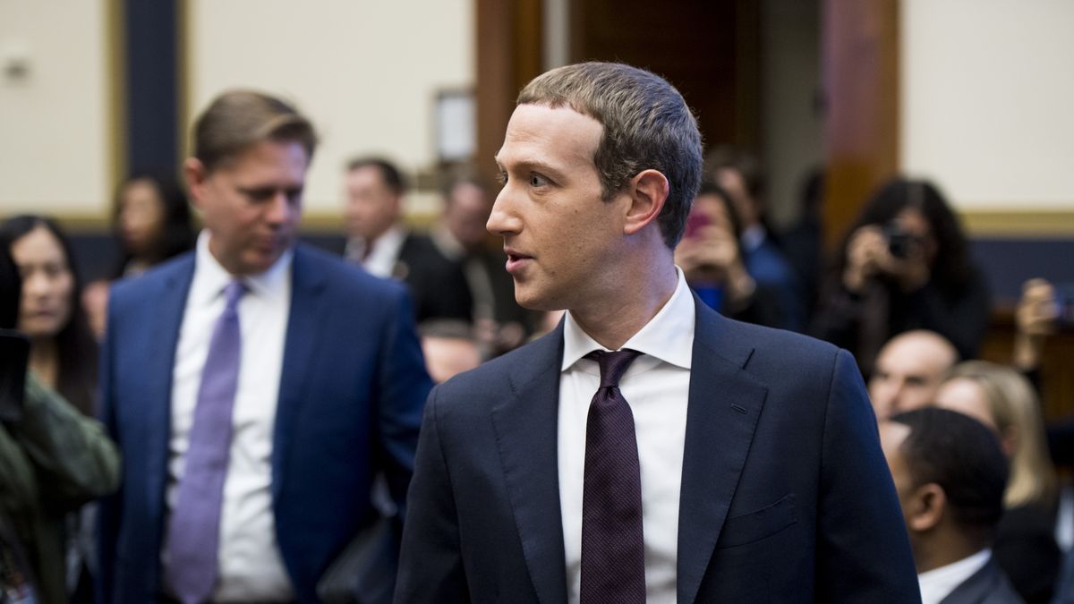 UNITED STATES - OCTOBER 23: Mark Zuckerberg,  Chairman and Chief Executive Officer of Facebook, arrives to testify during the House Financial Services hearing on An Examination of Facebook and Its Impact on the Financial Services and Housing Sectors on Wednesday, Oct. 23, 2019. (Photo By Bill Clark/CQ-Roll Call, Inc via Getty Images)