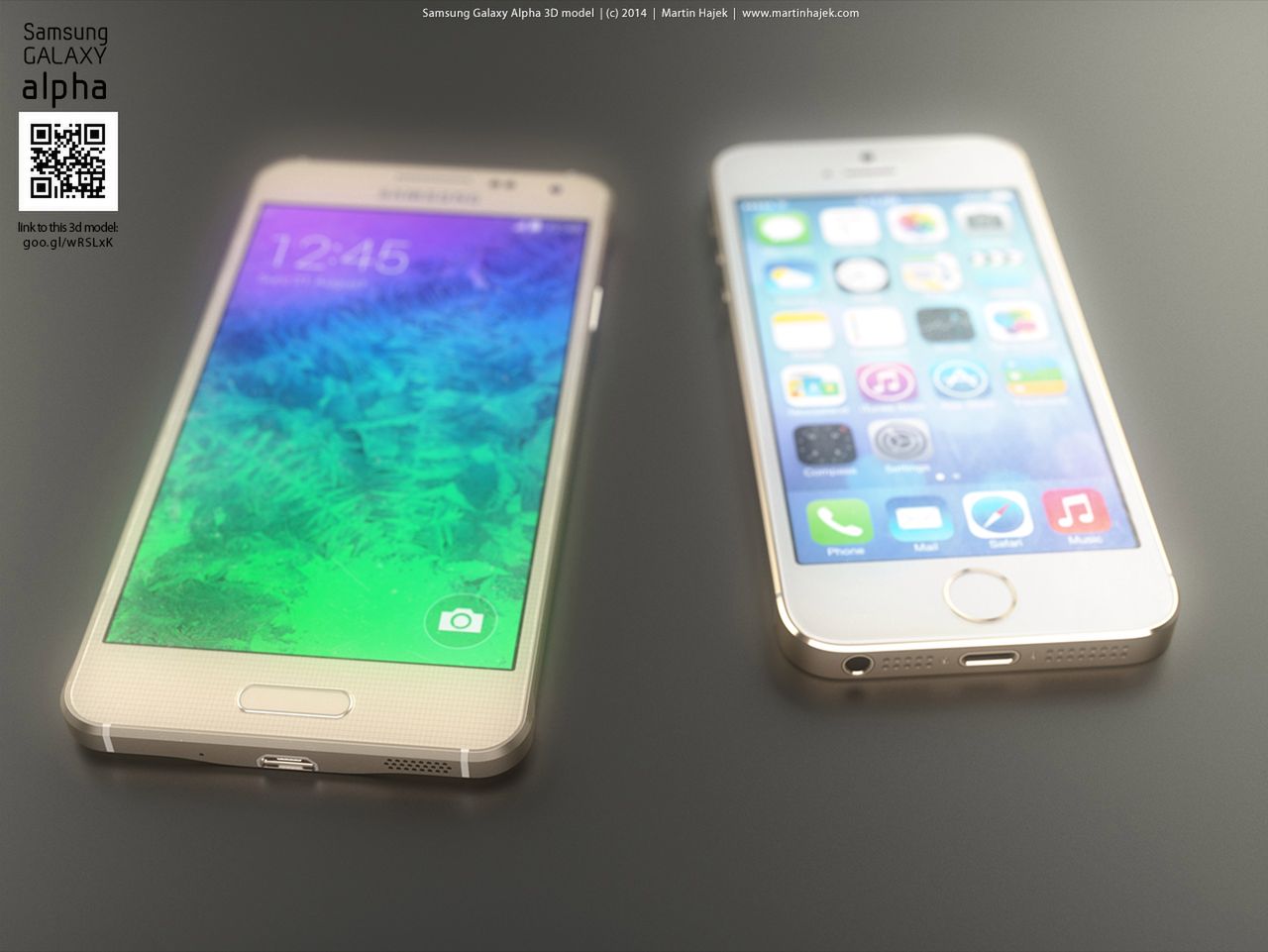 Galaxy Alpha i iPhone 6 - porównanie wyglądu 13