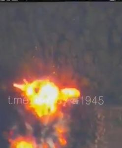Uderzenie Iskandera w ukraińskie jednostki. Nagranie z momentu ataku w Donbasie