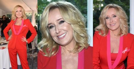 Głęboki dekolt 52-letniej Agaty Młynarskiej promuje nowości telewizyjne (ZDJĘCIA)