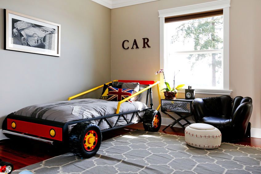 Pokój dla fana samochodów 