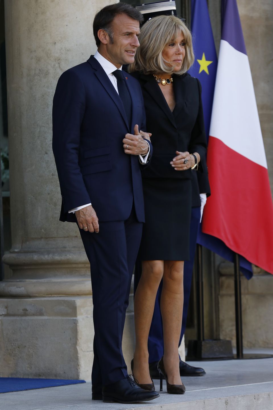 Emmanuel Macron i Brigitte Macron 