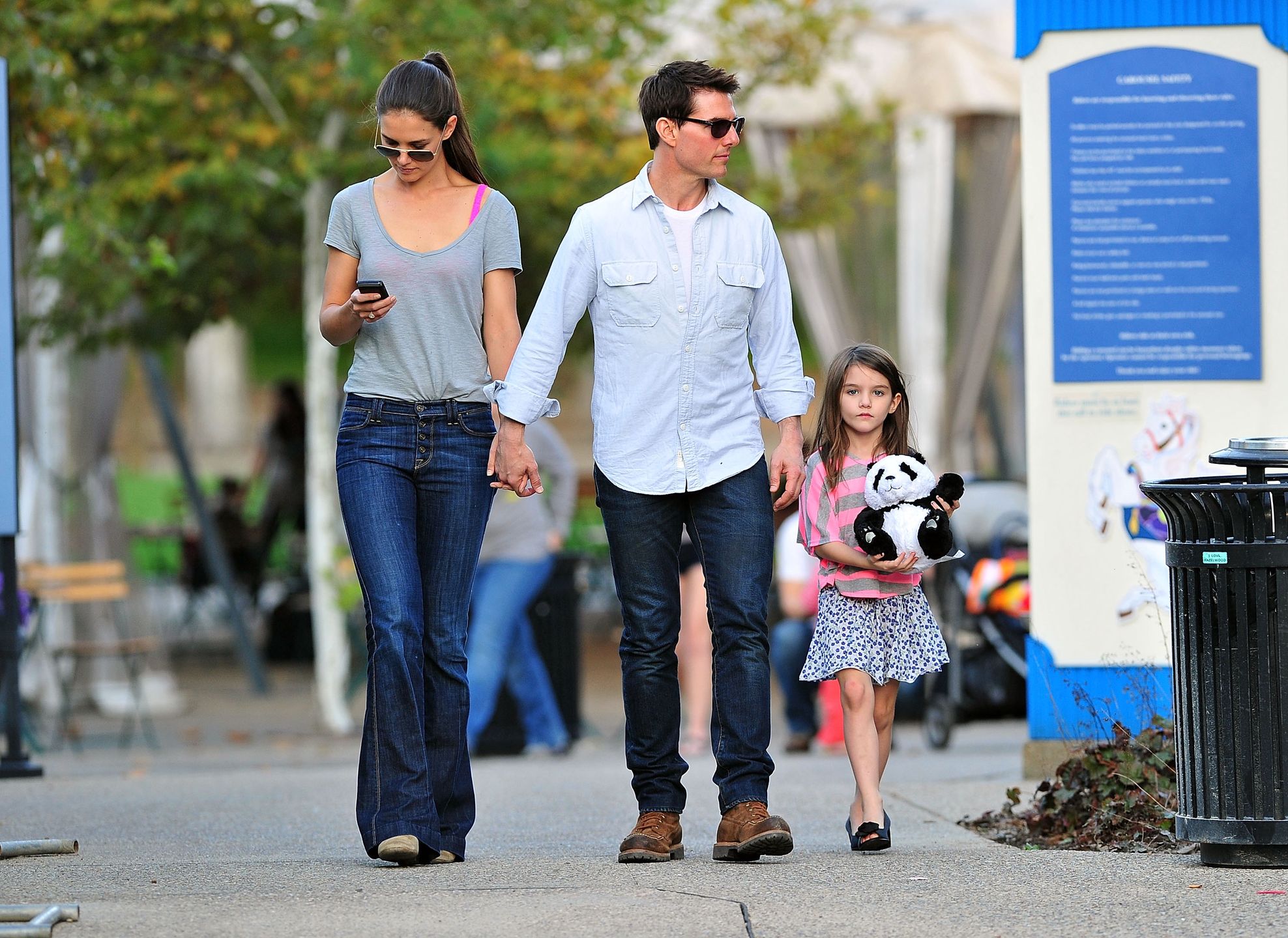 Tom Cruise, Katie Holmes i Suri 