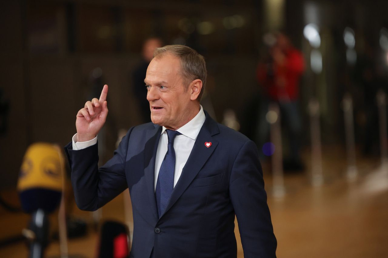 Tusk rozmawia w Brukseli o Ukrainie. "Dla mnie nie do przyjęcia"