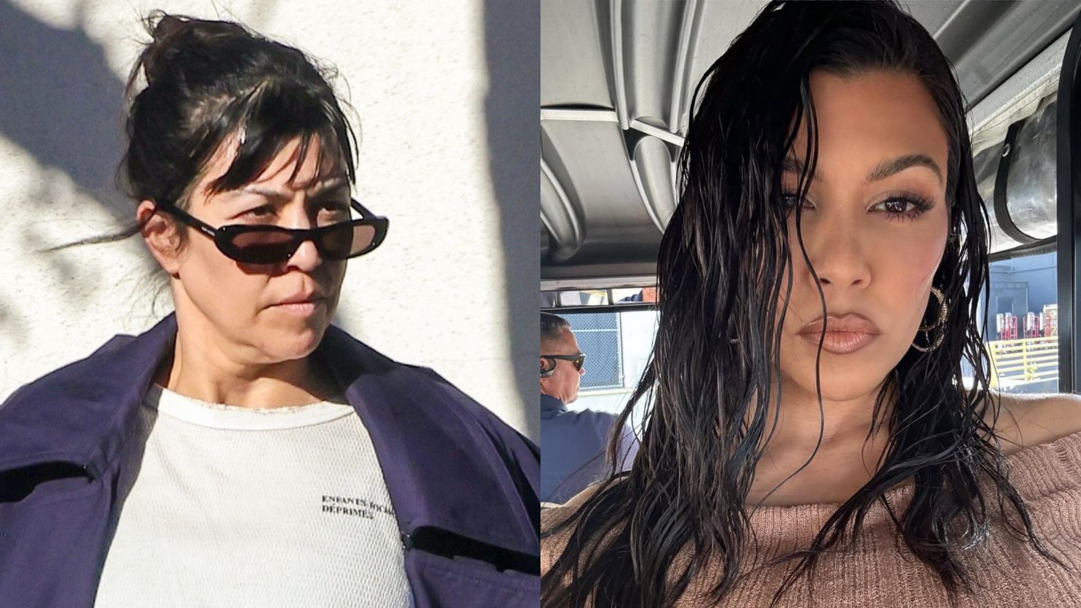 Tak wygląda Kourtney Kardashian bez makijażu i filtrów!