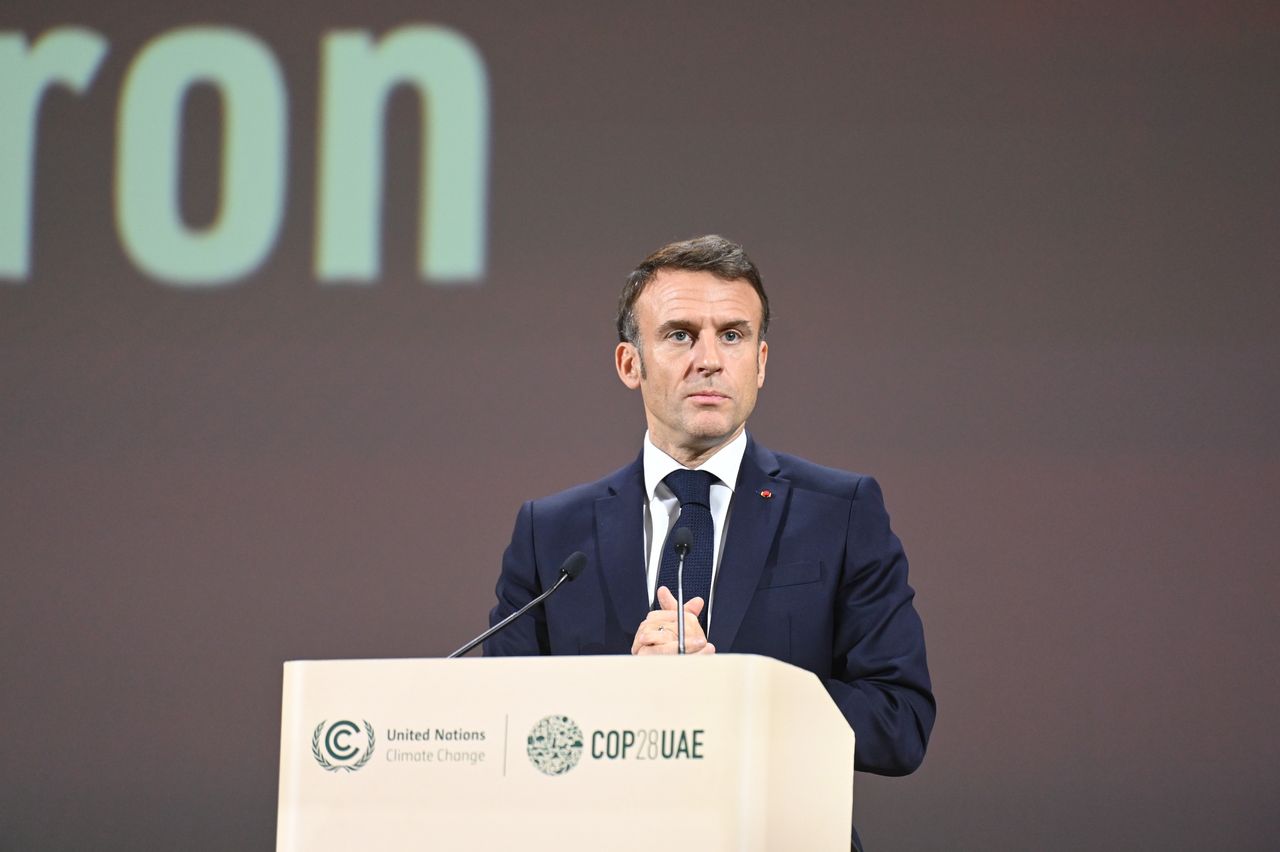 The French government approved the first project to search for white hydrogen. Pictured is the president of that country, Emmanuel Macron.