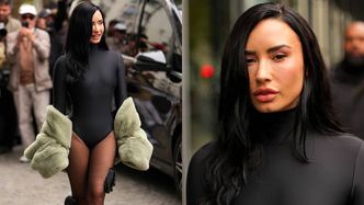 Demi Lovato z ODMIENIONĄ aparycją i w wyciętym body walczy o uwagę na Paris Fashion Week