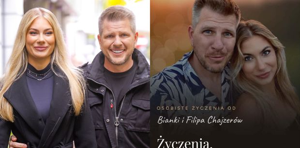 Filip i Bianka Chajzerowie już monetyzują małżeństwo! Sprzedają życzenia, a ceny zdążyły już wzrosnąć niemal DWUKROTNIE. Skusicie się?
