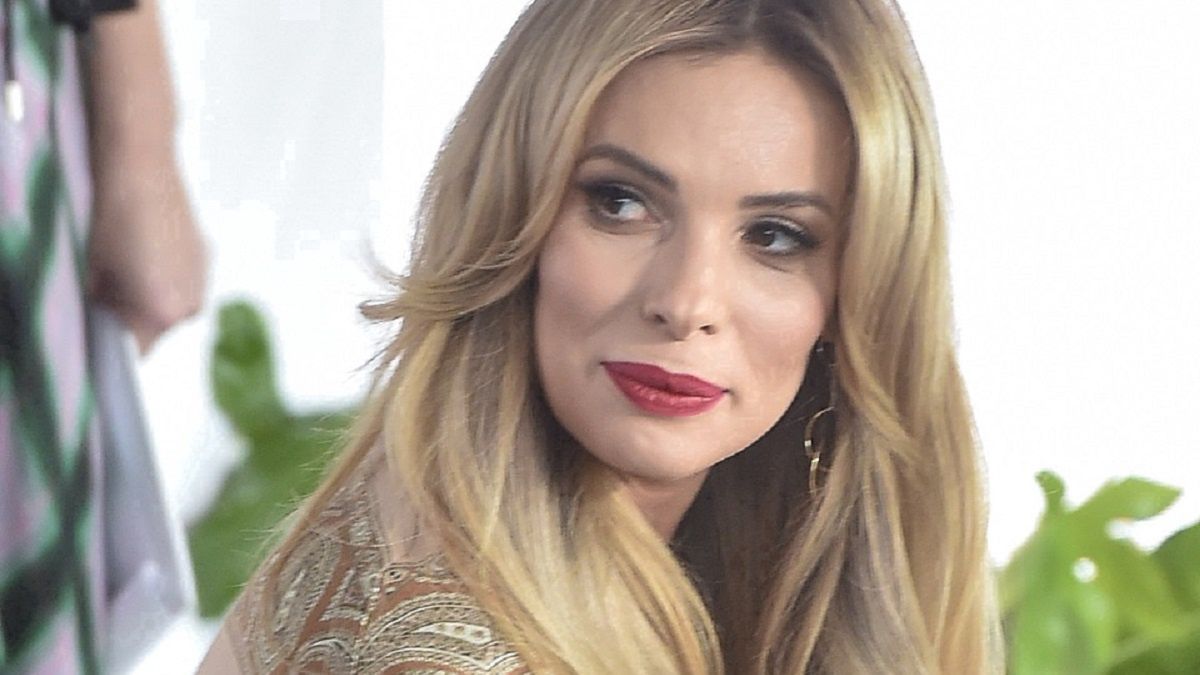 Janachowska pokazała się w eleganckiej sukience