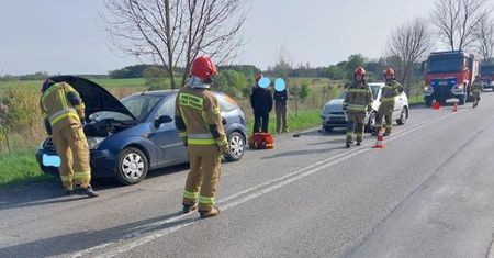 Wypadek drogowy w miejscowości Hajdaszek