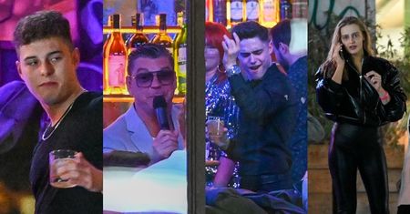 "Twoja twarz brzmi znajomo". Uczestnicy programu świętują zakończenie nagrań: markotny Adam Zdrójkowski, lateksowa Karolina Pisarek, Dowbor w dresie... (ZDJĘCIA)