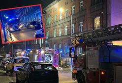 Podpalacz w szpitalu. W płonącej kamienicy były dzieci