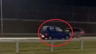 Radom: 76-latka w seicento jechała drogą ekspresową pod prąd. Policjantom udało się w porę ją zatrzymać