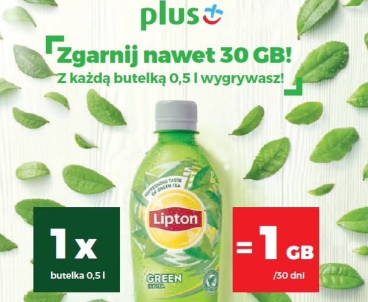 Plus: darmowe pakiety pod nakrętkami Lipton Ice Tea [#wSkrócie] 1