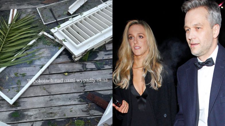 Aleksandra i Michał Żebrowscy relacjonują huragan