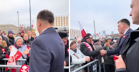 Nie chciał podać ręki Hołowni. Marszałek opublikował film