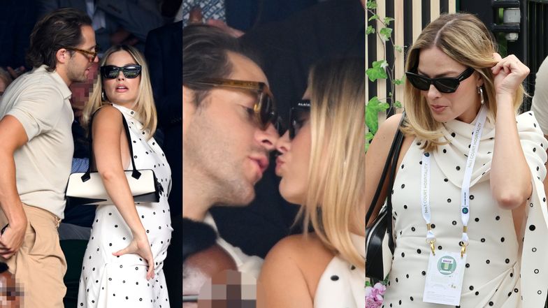 Ciężarna Margot Robbie wybrała się z ukochanym na Wimbledon