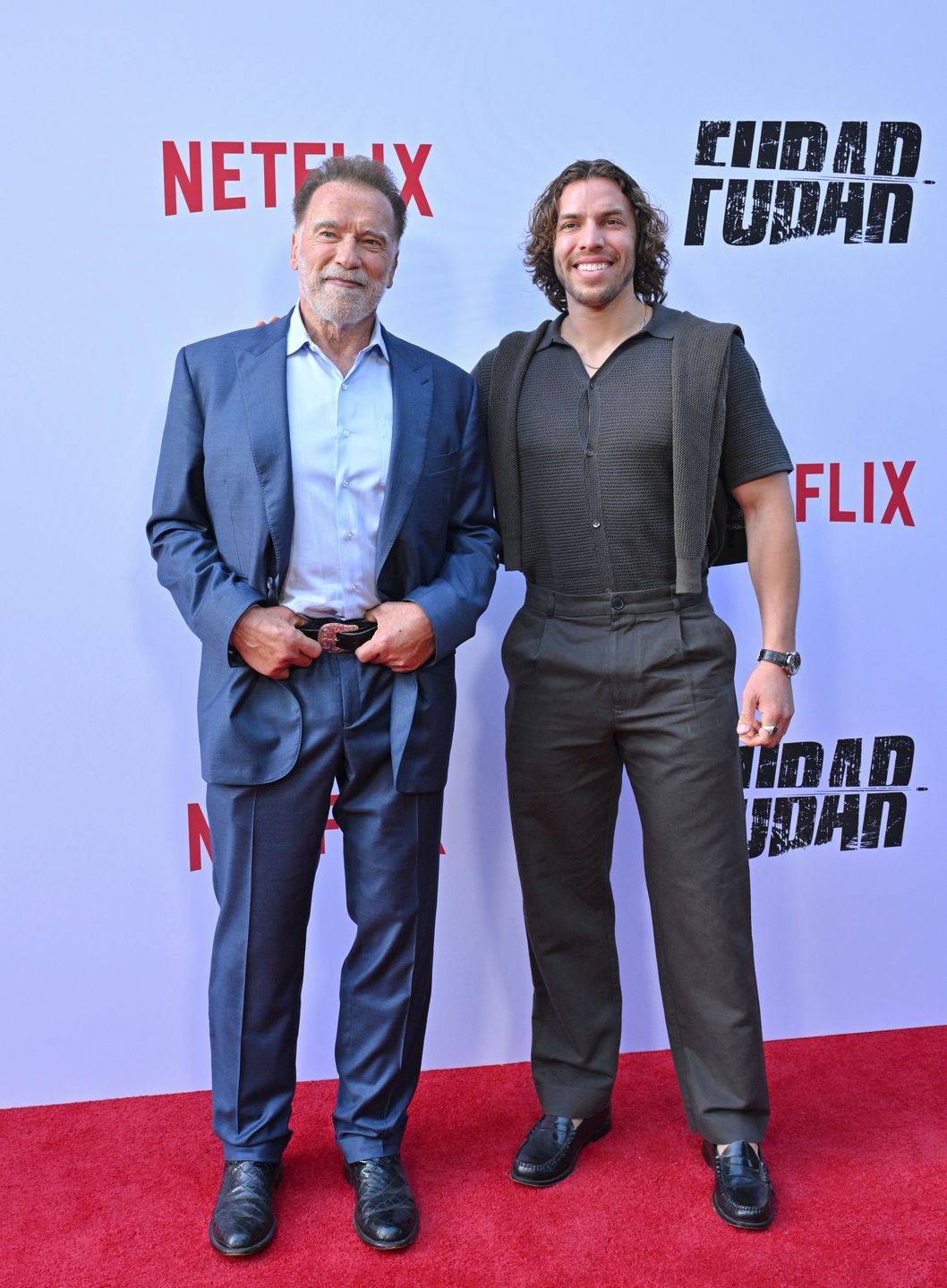 Arnold Schwarzenegger i Joseph Baena 