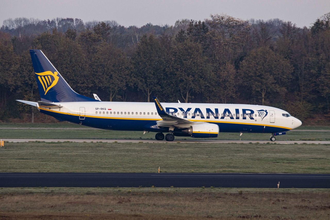 Samolot linii Ryanair 