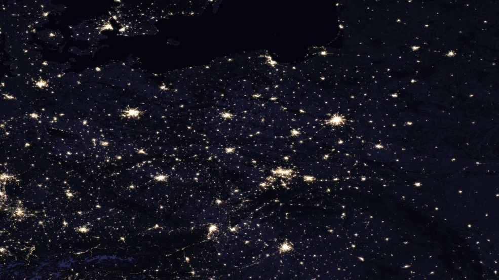 Nowe zdjęcia NASA pokazują piękno świateł na Ziemi. Zrobiliśmy również zbliżenie na Polskę 8