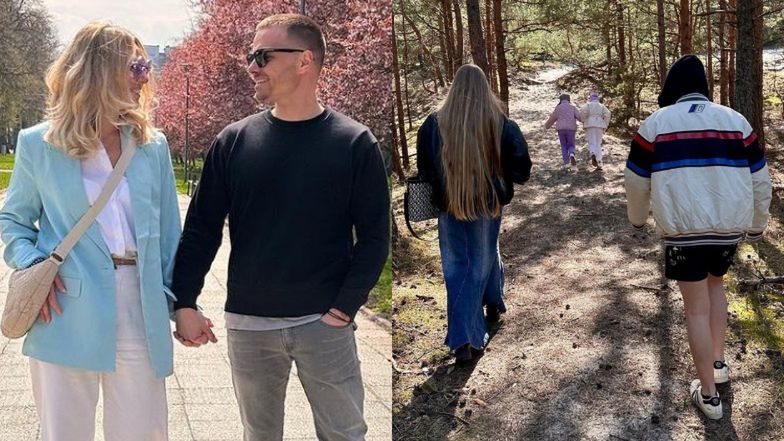 Marcin Hakiel z rodziną