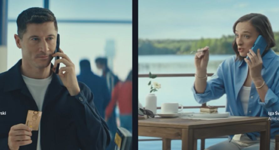 Iga Świątek i Robert Lewandowski razem w kampanii Banku Pekao i Visy