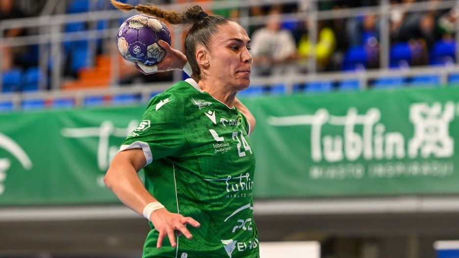 (W potyczkach z KGHM Zagłębiem Lubin bardzo dużo będzie zależeć od dyspozycji Hiszpanki Marii Prieto O&#39;Mullony, najskuteczniejszej zawodniczki PGE MKS El-Volt Lublin w kampanii 2025/26)