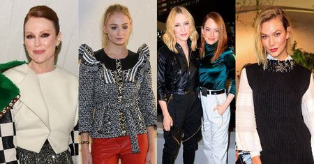 Stylowe gwiazdy oglądają pokaz Louis Vuitton w Nowym Jorku: Julianne Moore, Emma Stone, Cate Blanchett, Sophie Turner (ZDJĘCIA)