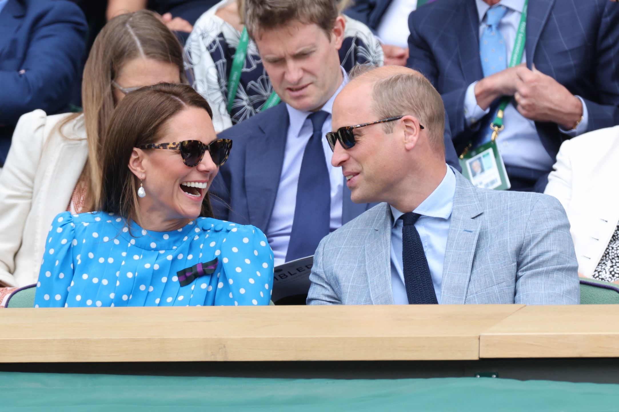 Kate Middleton i książę William na Wimbledonie