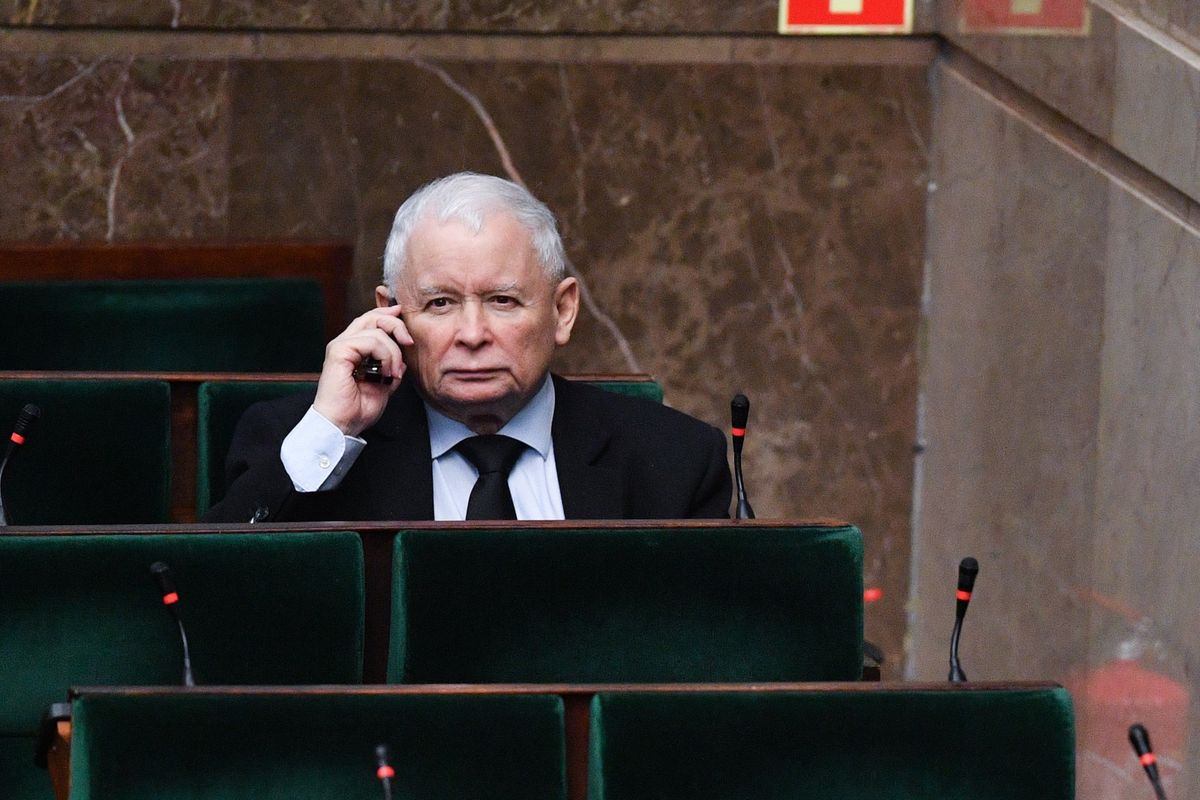 Na zdjęciu Jarosław Kaczyński