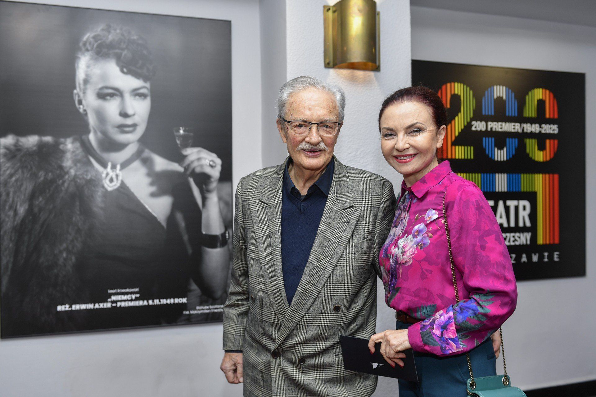 Damian Damięcki z żoną