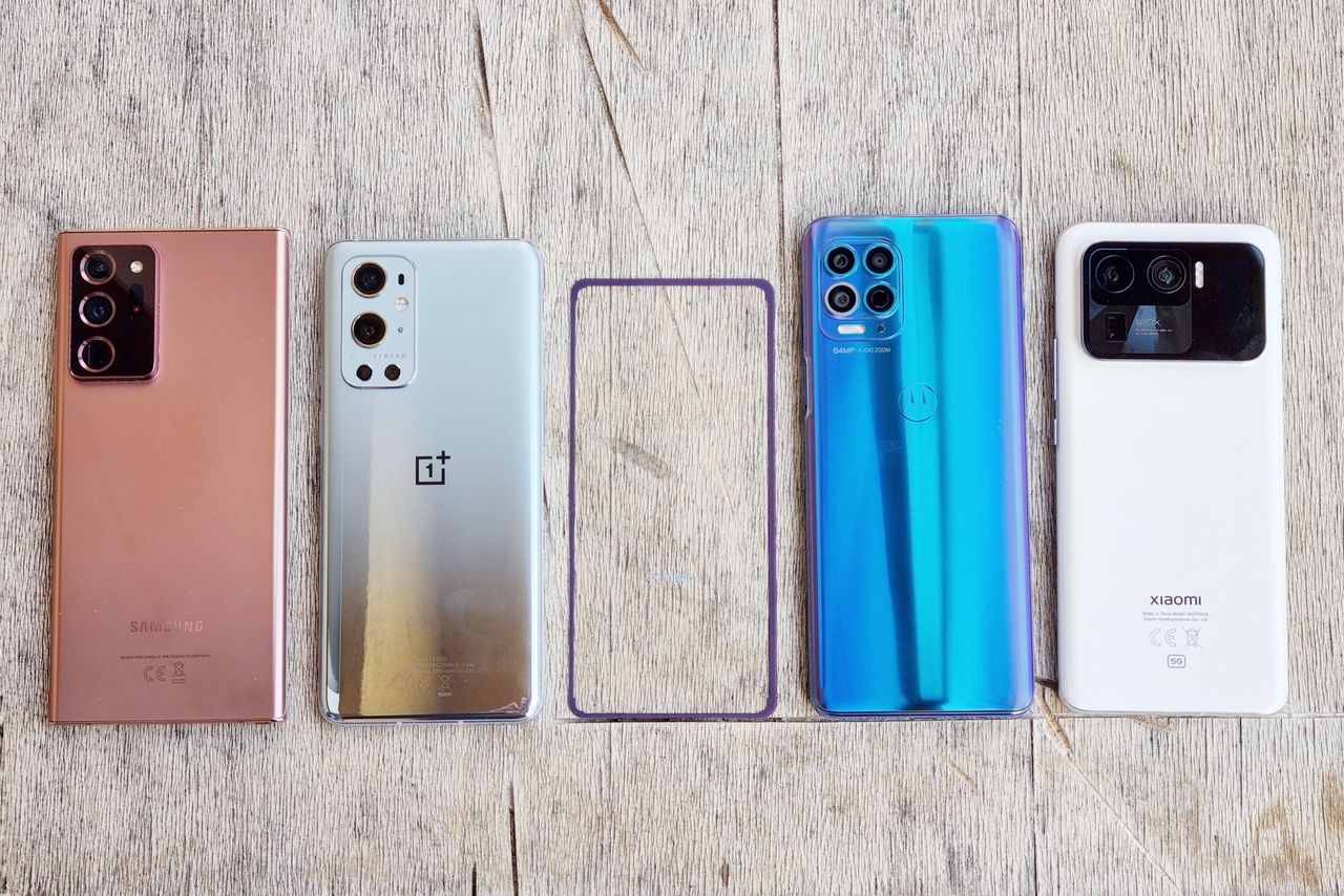 Samsung Galaxy Note 20 Ultra, OnePlus 9 Pro, Motorola G100 i Xiaomi Mi 11 Ultra