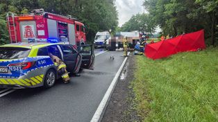 Człuchów: Tragiczny wypadek na DK25. Nie żyje 17-latka
