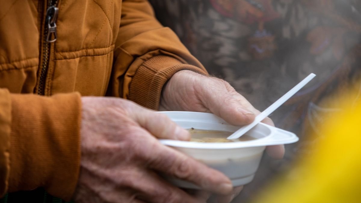 Warm food for the poor and homelessWarm food for the poor and homelesshomeless, homelessness, discipleship, poor, people, soup, compassion, hunger, senior, helping, hand, outdoor, street, alien, warm, program, urban, break, goods, serving, society, elderly, kitchen, welfare, feeding, moody, ladle, brotherhood, winter, share, destitution, tame, famine, food, extremely, hungry, woman, refugee, person, displaced, emigrant, poverty, poverty-sticken, needy, live, volunteer, in want, square, old